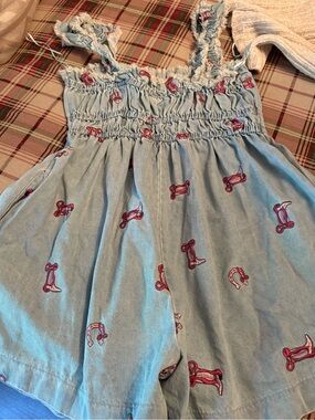 Western Jean Romper L